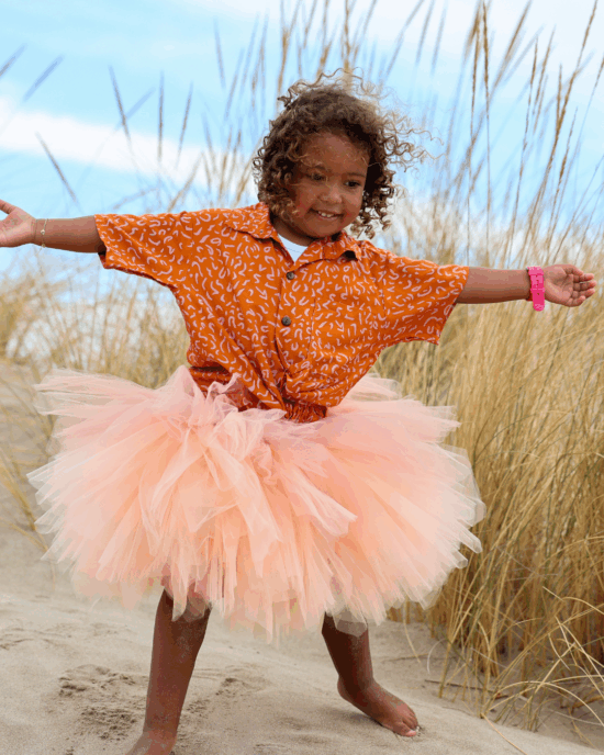 tutu pêche orangé tutu pêche orangé