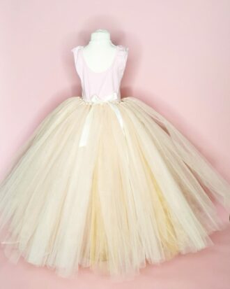 Tutu long "beige"