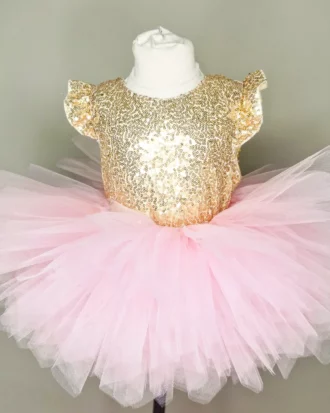 Tutu court "Rose poudré"