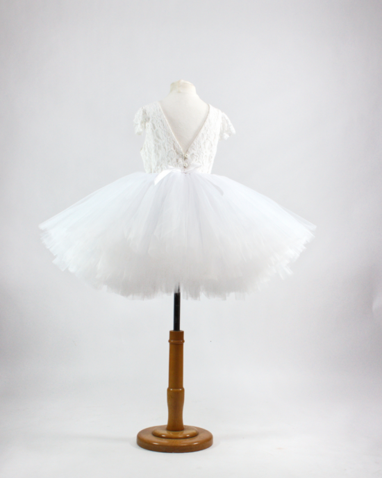 tutu blanc intemporel vu de dos tutu blanc intemporel vu de dos