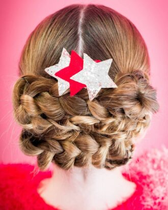 Barrette étoile rouge
