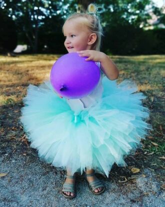 Tutu court "Vert d'eau"