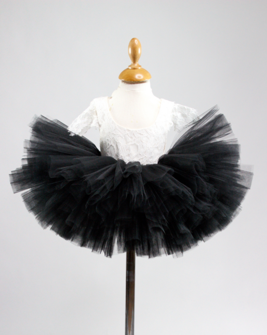 tutu noir élégant