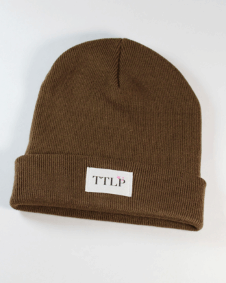 Bonnet TTLP Chocolat – bonnet chaud et élégant, création TUTU LA PRALINE