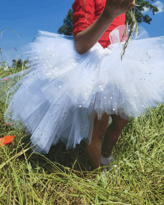 tutu asymétrique blanc pailletté tutu asymétrique blanc pailletté