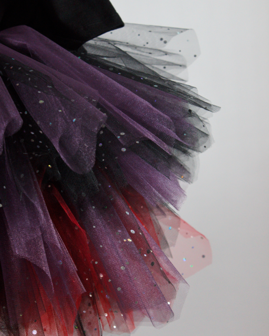 détails des panachés de tulle détails des panachés de tulle