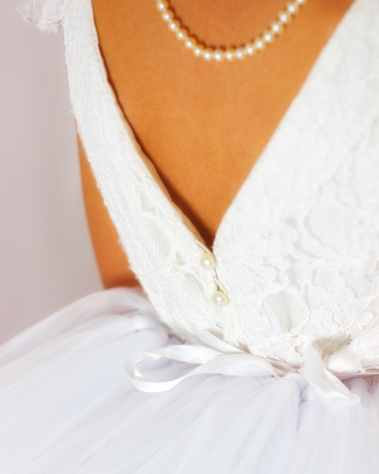 haut dentelle blanc dos