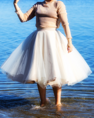 Tutu MONIQUE - BEIGE Crème Lumière