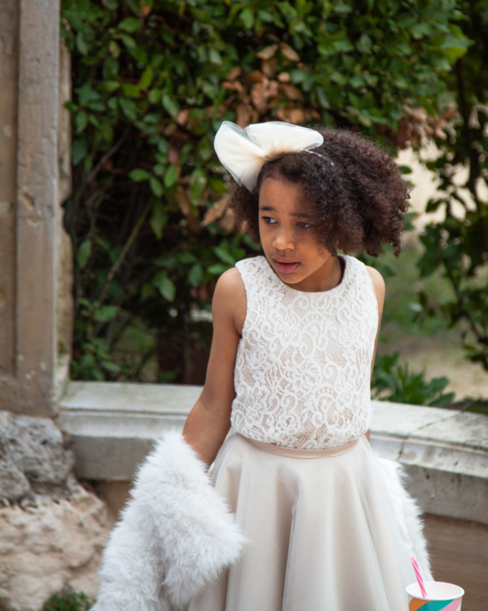 haut dentelle devant