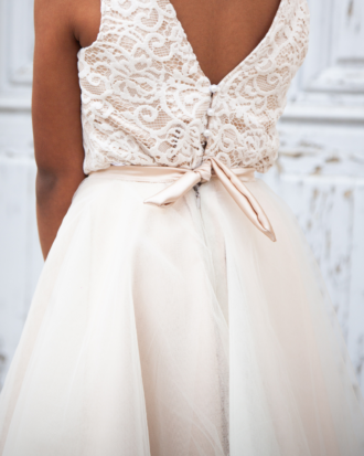 Tutu MONIQUE Enfant – Beige Crème Lumière