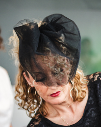 Voilette Tulle Couture - NOIR